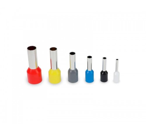 Наконечники штыревые втулочные изолированные НШВИ 0,5-8  zeta10950  ЗЭТАРУС