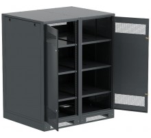 ITK LINEA B Шкаф (пустой) 1450х1200мм дверь двуст. мет. чер.  LB05-14H29-2M  ITK