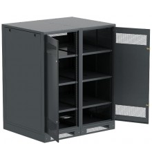 ITK LINEA B Шкаф (пустой) 1450х1200мм дверь двуст. мет. чер.  LB05-14H29-2M  ITK