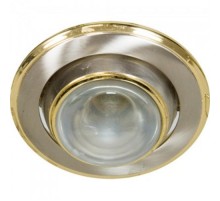 Светильник точечный встраиваемый декоративный 301-MR16 50W G5.3 титан-золото/ Titan-Gold  17522  Feron