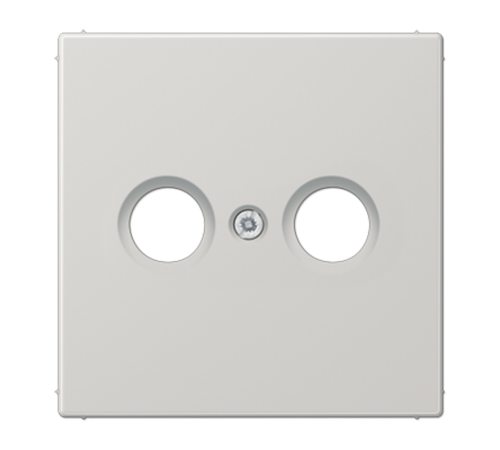 Крышка для TV-FM-розеток, фиксация винтом; термопласт; светло-серый; LS990  LS990TVLG  Jung