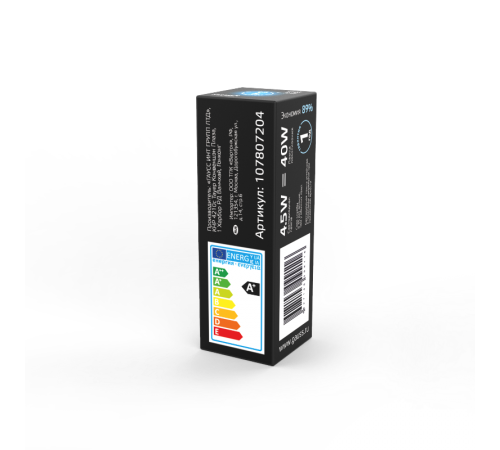 Лампа светодиодная Black LED G4 AC220-240V 4.5W 400lm 4100K Glass  107807204  Gauss