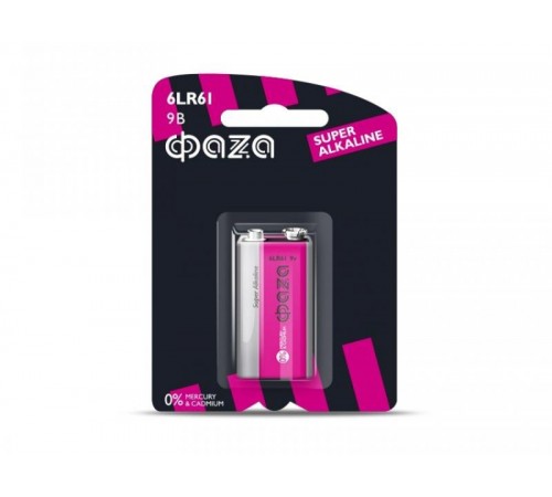 Элементы питания щелочные 6LR61 Super Alkaline BL-1  2858412  ФАZА