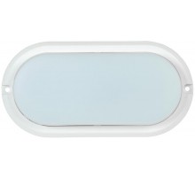 Светильник светодиодный пылевлагозащищенный для ЖКХ светодиодный ДПО 4011 8Вт 4000К IP54 овал белый пластик опал  LDPO0-4011-8-4000-K01  IEK