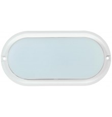 Светильник светодиодный пылевлагозащищенный для ЖКХ светодиодный ДПО 4011 8Вт 4000К IP54 овал белый пластик опал  LDPO0-4011-8-4000-K01  IEK