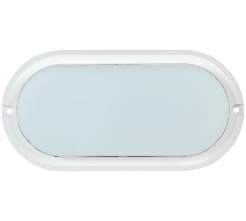 Светильник светодиодный пылевлагозащищенный для ЖКХ светодиодный ДПО 4011 8Вт 4000К IP54 овал белый пластик опал  LDPO0-4011-8-4000-K01  IEK