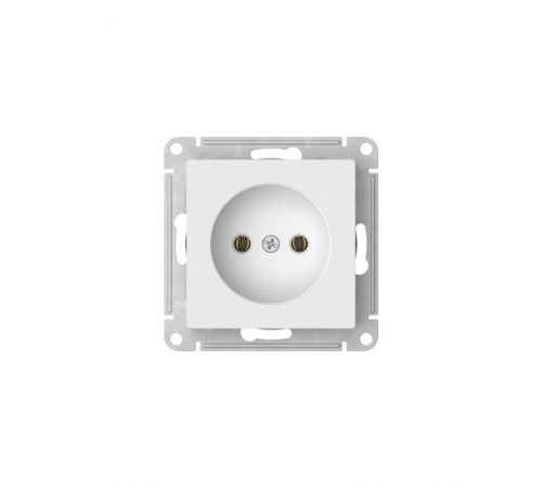 AtlasDesign Белый Розетка без заземления без шторок, 16А, механизм, быстрозажимные клеммы  ATN000141S  SE