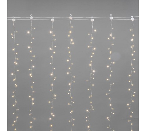 Занавес из росы Фейерверк 3х3м 900 LED ТЕПЛЫЙ БЕЛЫЙ IP20 230В  315-866  NEON-NIGHT