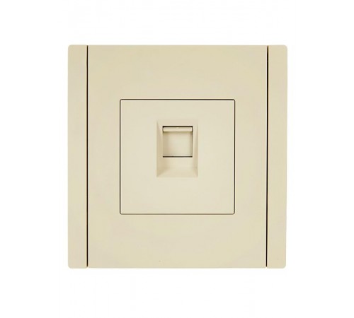 FORTE&PIANO Розетка комп. RJ45 кат.5E FP432 ваниль  FP-K10-1-K10  IEK