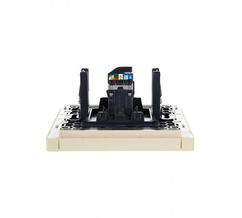 FORTE&PIANO Розетка комп. RJ45 кат.5E FP432 ваниль  FP-K10-1-K10  IEK