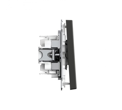 ArtGallery Базальт Выключатель 2-клавишный КНОПОЧНЫЙ, 10АХ, механизм, быстрозажим. клем.  GAL001417S  SE