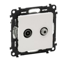 Valena LIFE DIY Белый Розетка TV-SAT "звезда" 5-862МГц/950-2400 МГц.  753464  Legrand