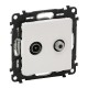 Valena LIFE DIY Белый Розетка TV-SAT "звезда" 5-862МГц/950-2400 МГц.  753464  Legrand