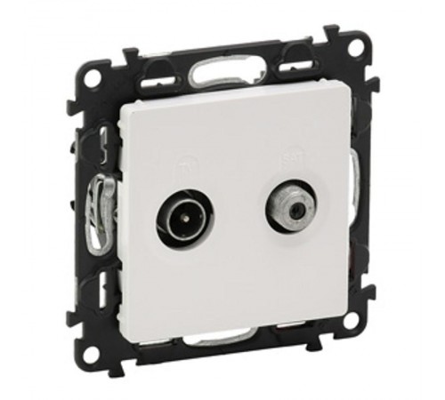 Valena LIFE DIY Белый Розетка TV-SAT "звезда" 5-862МГц/950-2400 МГц.  753464  Legrand