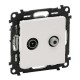 Valena LIFE DIY Белый Розетка TV-SAT "звезда" 5-862МГц/950-2400 МГц.  753464  Legrand