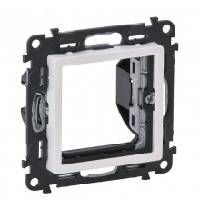 Valena LIFE Белый Адаптер для механизмов Mosaic 2-модульных  752144  Legrand