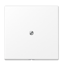 Кабельный вывод с разгрузкой натяжения; дюропласт; белый матовый  LS990AWWM  Jung