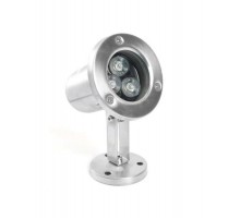 Прожектор светодиодный стационарный, 80*80*130mm, IP68 3W AC/DC24V 2700К ,LL-822  48456  FERON