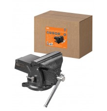 Тиски слесарные, поворотные, c наковальней, 150 мм, "Рубин",  SQ1026-0133  TDM