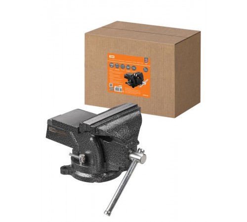 Тиски слесарные, поворотные, c наковальней, 150 мм, "Рубин",  SQ1026-0133  TDM