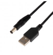 Кабель USB штекер - DC разъем питание 2,1х5,5 мм, длина 1,5 метра  18-0231  REXANT