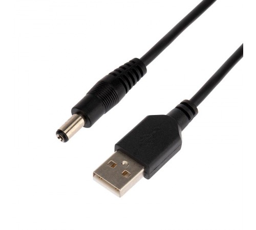 Кабель USB штекер - DC разъем питание 2,1х5,5 мм, длина 1,5 метра  18-0231  REXANT