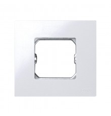 Simon 27 Рамка базовая, 1 пост, 85х91мм, (+суппорт), S27 Play, белый  2700610-030  Simon