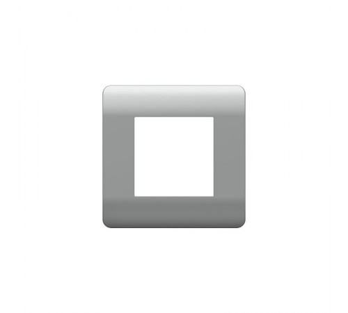 Рамка 1-ая, серебряный(NEW3-E)  431433  CHINT