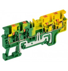 Колодка клеммная CP-MC-PEN земля 4 вывода 2,5мм2  YCT22-03-4-K52-002  IEK