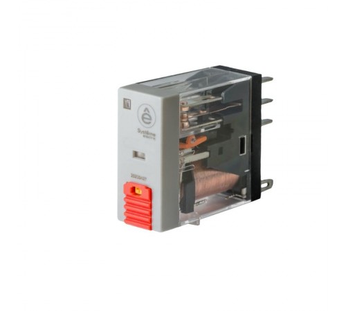 Реле 12A 1CO 24VAC тест кнопка LED  SXG12B7  SE