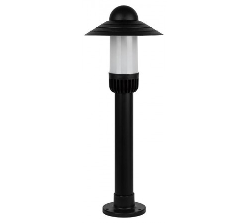 Садово-парковый светильник НТУ 01-60-008 Поллар 1121 черный напольный  Б0057494  ЭРА