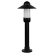 Садово-парковый светильник НТУ 01-60-008 Поллар 1121 черный напольный  Б0057494  ЭРА