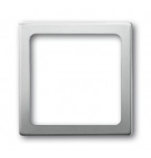 Плата центральная (накладка) для механизма светоиндикатора 2062 U, серия pur/сталь  1731-0-1955   2CKA001731A1955  ABB