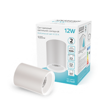 Светильник светодиодный декоративный бытовой HD011 12W (белый) 4100K 79x100мм  HD011  Gauss