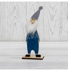 Деревянная фигурка Гномик-бородач 7x4,5x18 см  504-008  NEON-NIGHT