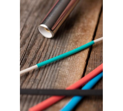 Термоусаживаемая трубка ТУТ нг 2/1 зелёная EKF PROxima  tut-2-j  EKF