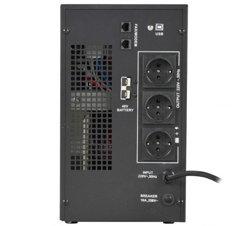 ITK ELECTRA LT ИБП 3кВА/2,4кВт 48VDC без АКБ USB Schuko  ELT-3000VA-1-L-S  ITK