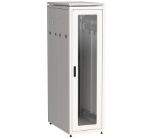 Шкаф сетевой 19" LINEA N 42U 600х1000 мм стеклянная передняя дверь, задняя перфорированная серый  LN35-42U61-GP  ITK