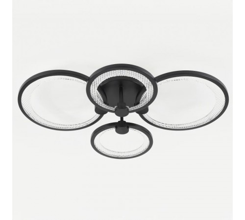 Светильник потолочный светодиодный  Модерн Odry CLL-1-78-RC BK с ДУ 78W 3000-6500К черный  Б0069751  ЭРА