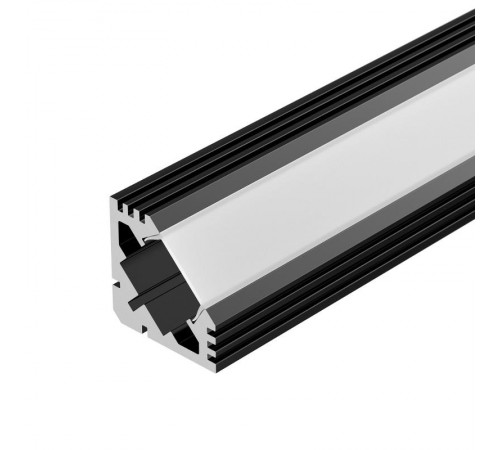 Профиль PDS45-T-2000 ANOD Black  015033  Arlight