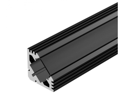 Профиль PDS45-T-2000 ANOD Black  015033  Arlight