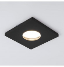 Светильник точечный встраиваемый влагозащищенный 126 MR16 черный матовый  a053362  Elektrostandard