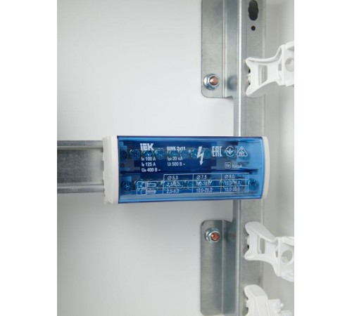 Шины на DIN-рейку в корпусе (кросс-модуль) L+PEN 2х11  YND10-2-11-050  IEK