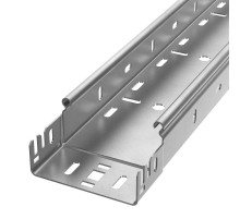 Лоток перфорированный Профи INOX (AISI 304) 100х50x6000 (1,0 мм) (12 м/уп)  PR16.13344  Промрукав