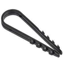 Дюбель-хомут 11х18мм круг. каб. нейл. черн. (100шт) GENERICA  UDH13-11-18-100-K02-G  GENERICA