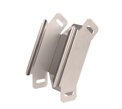 Угол вертикальный внешний 90 градусов Стандарт INOX (AISI 409) 100х50  PR16.3048  Промрукав