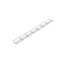 Проволочный лоток 30х60 L3000 мм  PL30-60-3000  КМ-Профиль