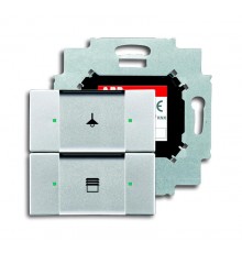 6126/01-83-500 Сенсор 2-кл. с коплером в комплекте, серебристый алюминий  6116-0-0197  2CKA006116A0197  ABB