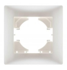 Bravo РАМКА 1-местная,  цвет жемчуг  С1010-028  GUSI Electric