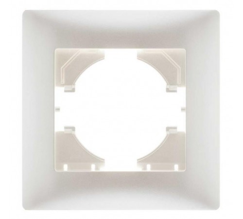 Bravo РАМКА 1-местная,  цвет жемчуг  С1010-028  GUSI Electric